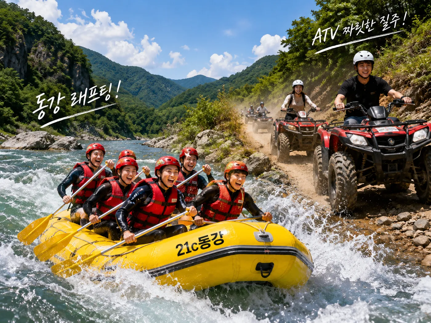래프팅+ATV